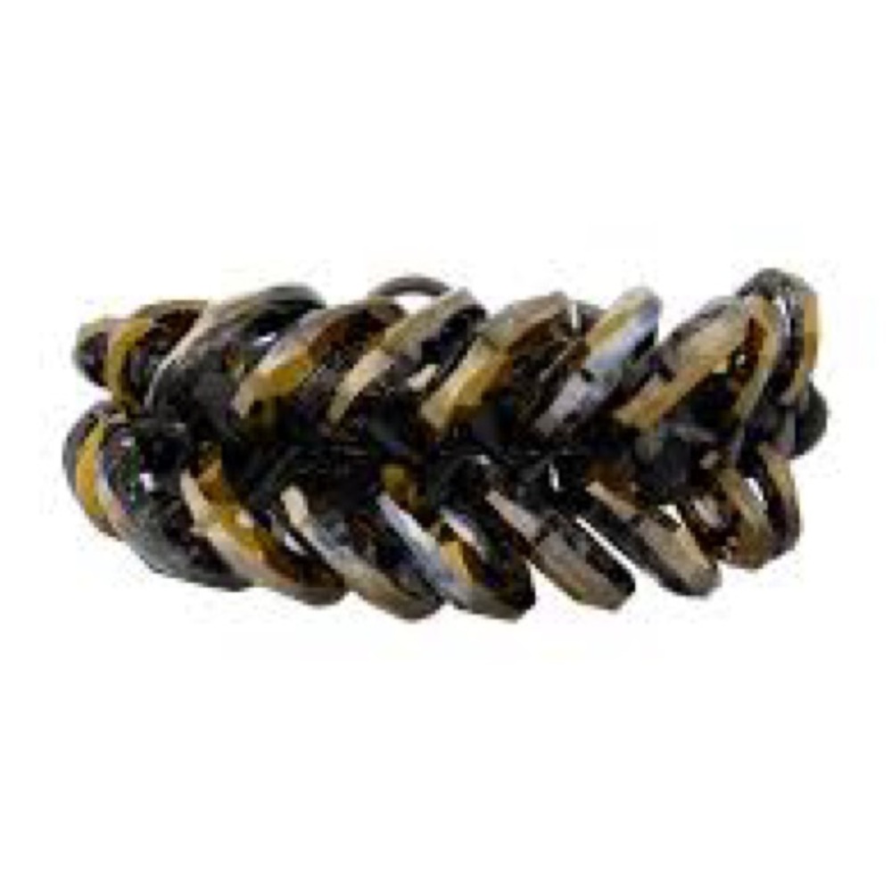 Swarovski Atelier Gray Gold Leather Braid Bracelet P. Crangi Dorado 1123953